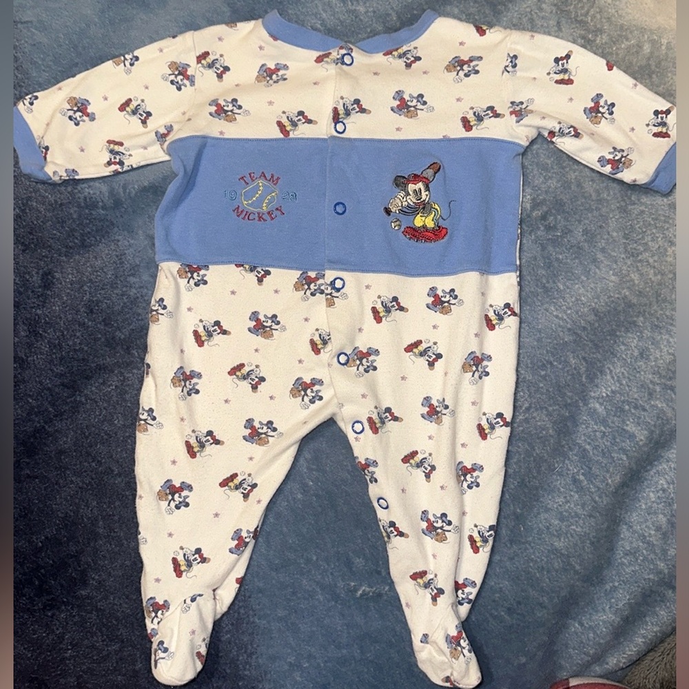 VINTAGE 1928 mickey mouse baseball footie